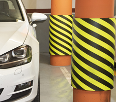 yellow and black protective coil yellow and black protective coil