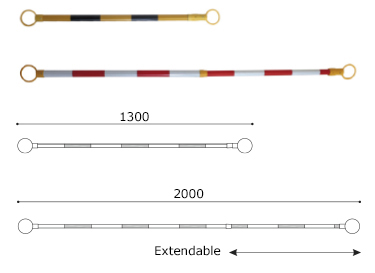 hitch with extendable cones
