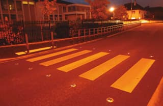 baliza luminosa solar flame instalada