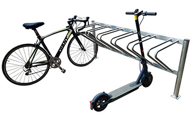 Impuls set bicycle and scooter rack Impuls set bicycle and scooter rack