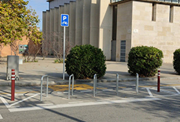 universal bike rack installed