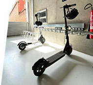 scooter racks installed