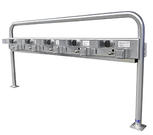 custom e-number scooter parking