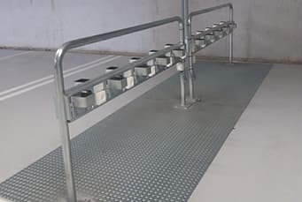 enumber scooter rack installed