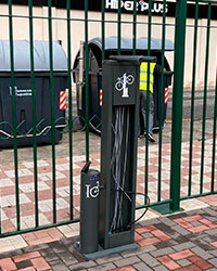 bike maintenance station installed bike maintenance station installed