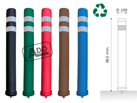 A-Blen DT screw bollards - models