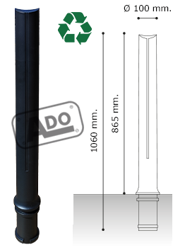 Ssemiflexible a-eco bollards models Ssemiflexible a-eco bollards models