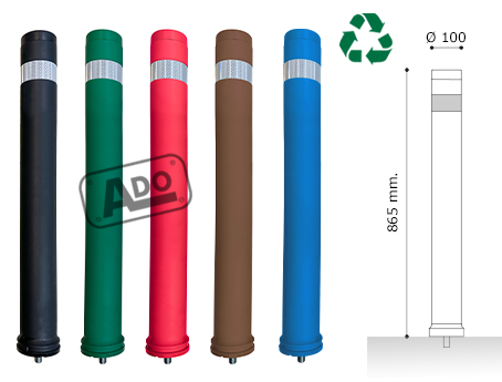 A-Blen screw bollards - models