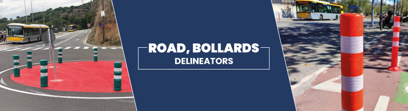 road, bollards road, bollards