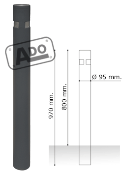 city reinforced bollard