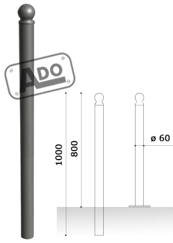 esquirol iron bollard