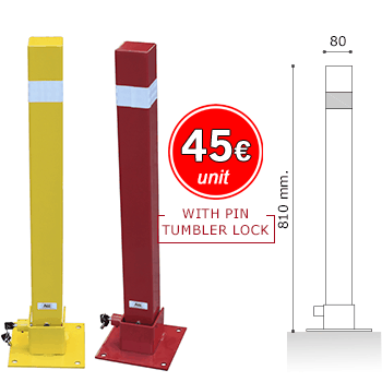 manual folding barrier pompeya