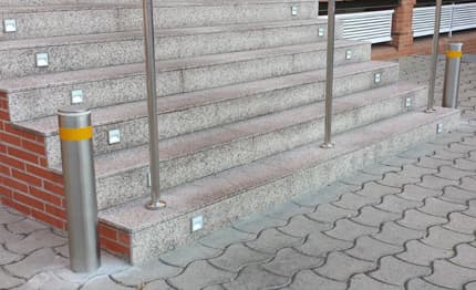 installation of led luminous bollards rogi installation of led luminous bollards rogi