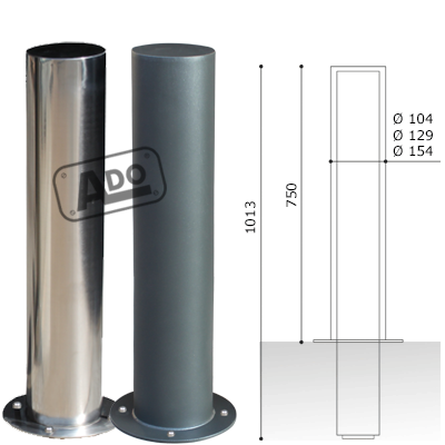 circular security bollard