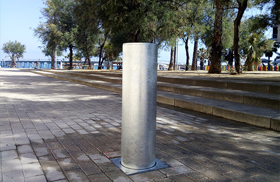 automatic bollard london installed