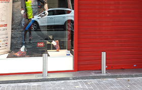 semi-automatic retractable bollards sydney semi-automatic retractable bollards sydney