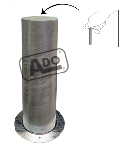 brasilia semiautomatic telescopic bollard