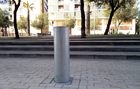 automatic bollard london installed