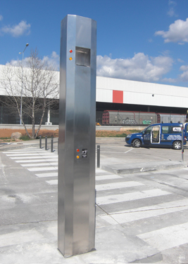 Bollard access control post