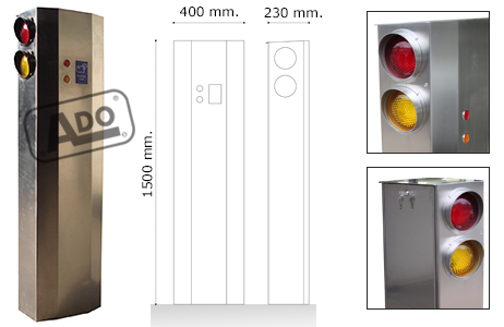 stainless steel urban controller post stainless steel urban controller post
