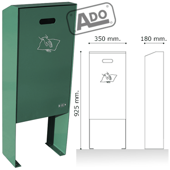 litter bin canine mini box