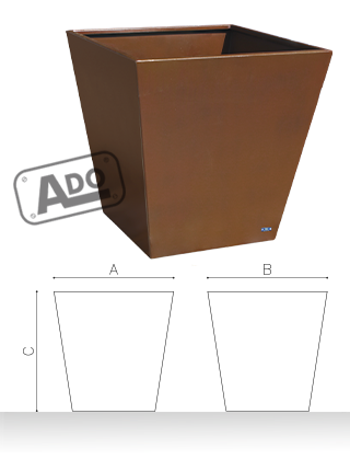 prei corten steel planter