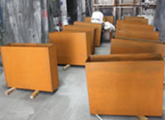 planter finish corten