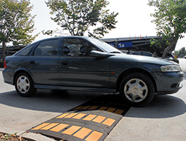 speed bumb installed