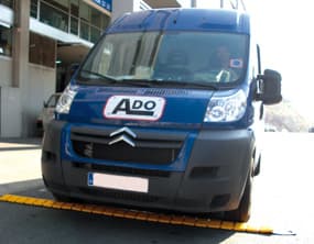 portable speed bump car