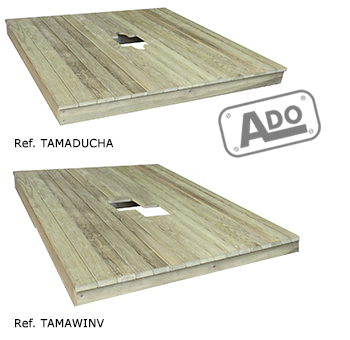 footbath with wooden platform