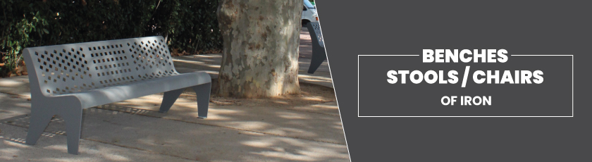 benches, stools and chairs made of iron benches, stools and chairs made of iron