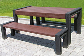 table set with installed summer stools table set with installed summer stools