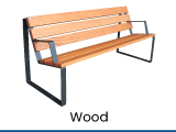 benches, chairs, wooden stools