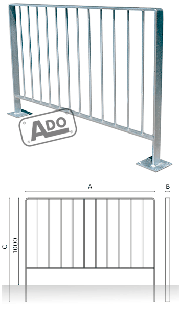 apolo urban railing modular