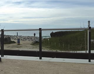 olimpo urban modular railing installed