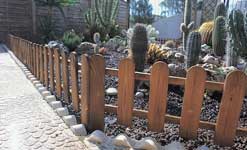 mini wooden fence